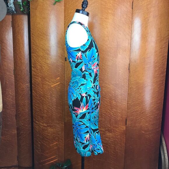 HILO HATTIE 80’s Vintage Pinup Sarong Sundress L - Picture 5 of 15